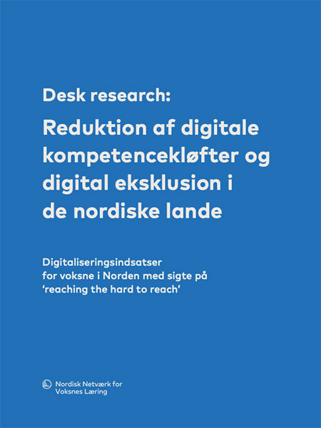 Reduktion af digitale kompetencekløfter og digital eksklusion i de nordiske lande
