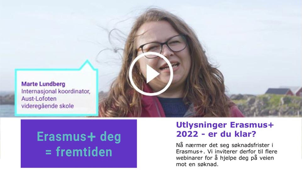 Delta på webinarer om Erasmus+