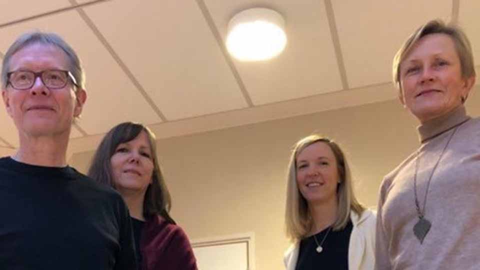 Bodil, Regårdh, Monika Sundqvist, Jennika Kullman och Peter Strandvik.