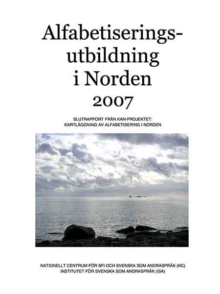 Alfabetiseringsutbildning i Norden 2007