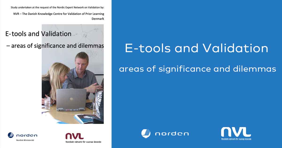 E-tools and validation - NLL