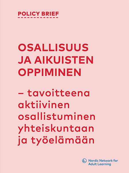 Policy brief: Osallisuus ja aikuisten oppiminen