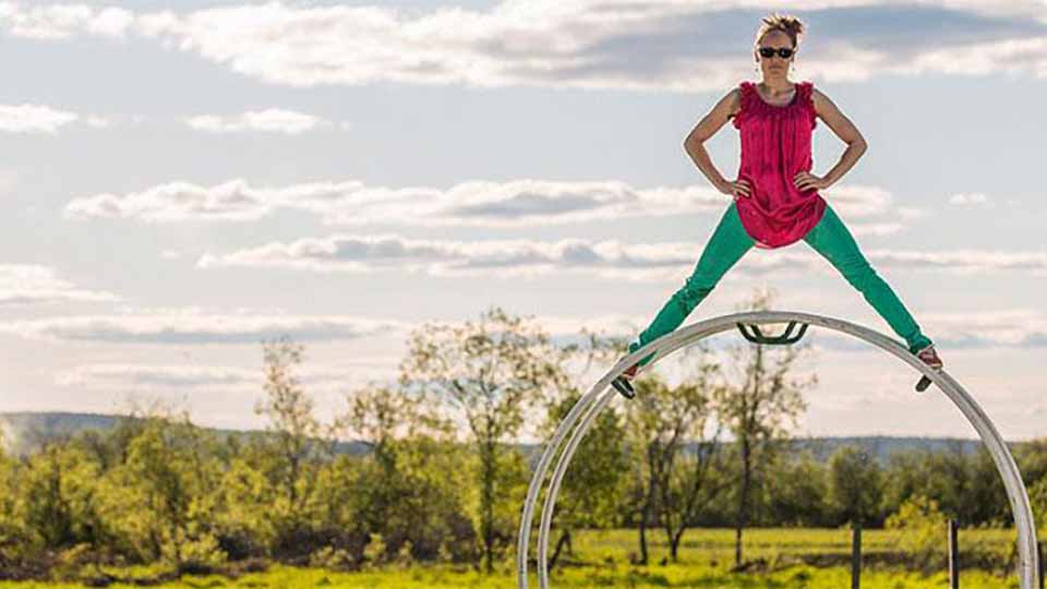 En cirkusskola på konferens
