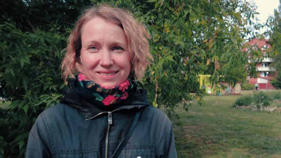 Karin Jacobson grundade tillsammans med Anna Seltman klimatnätverket för folkhögskolepersonal i Sverige. Foto: Marja Beckman