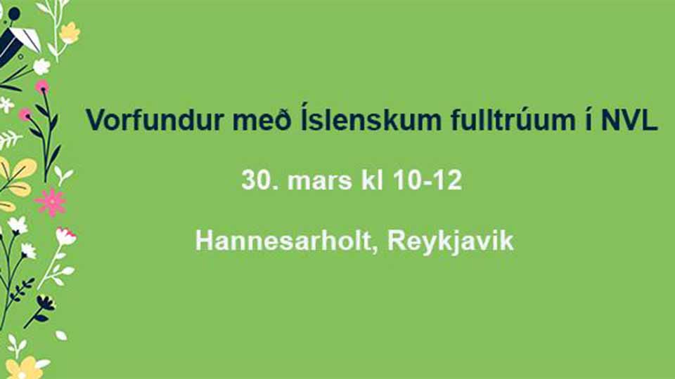 Vorfundur með Íslenskum fulltrúum í NVL