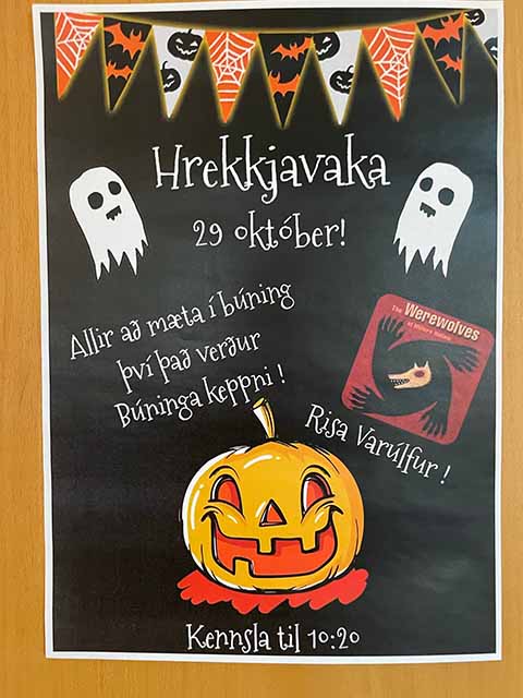 Elevene oppfordres til å kle seg ut på Halloween