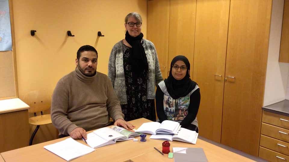 Ulla-Karin Newton, Iyad Al Monajad och Kamarein Al Najjar