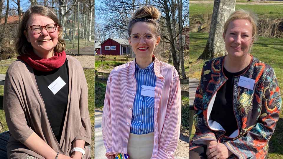 Sanna Markkanen, Alexandra Ljungkvist Sjølin og Katrine Flytkjær Holm