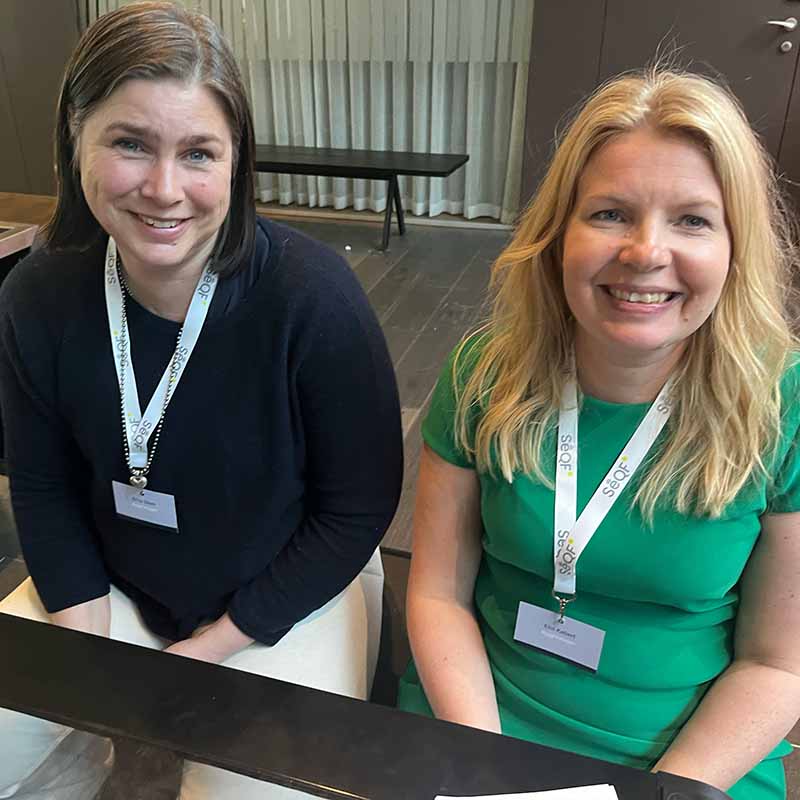 Elin Kebert och Erica Steen