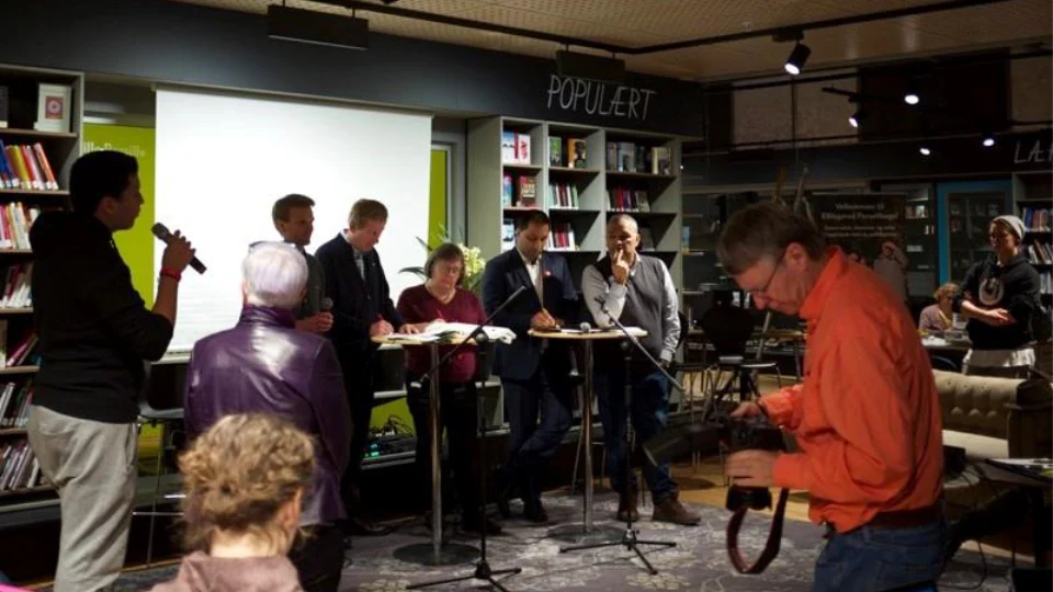 Panel of local politicians at the local climate summit