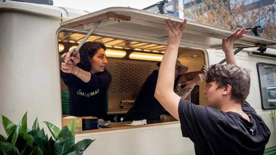 Photo: Brian Cliff Olguin: The Food truck – final result of restoration done by the youth and professional partners