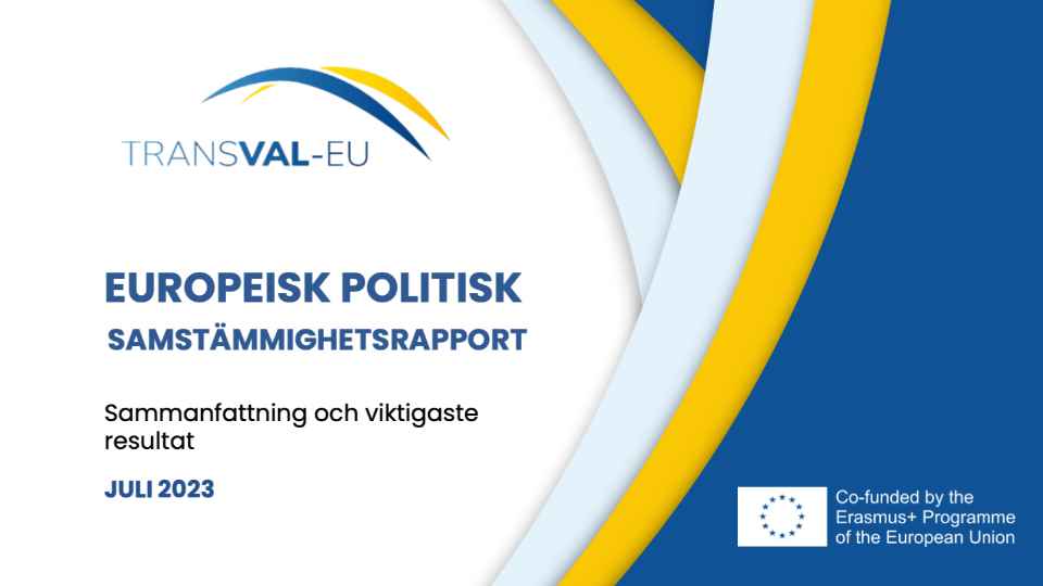 Europeisk politisk samstämmighetsrapport