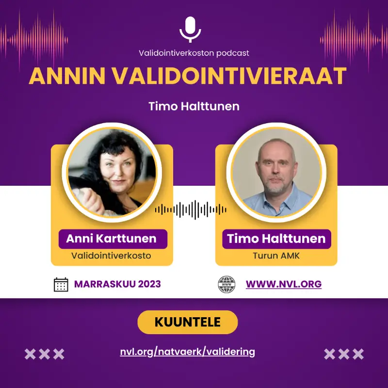 NVL:n ja EPALEn podcastsarja: Annin validointivieraat osa 2