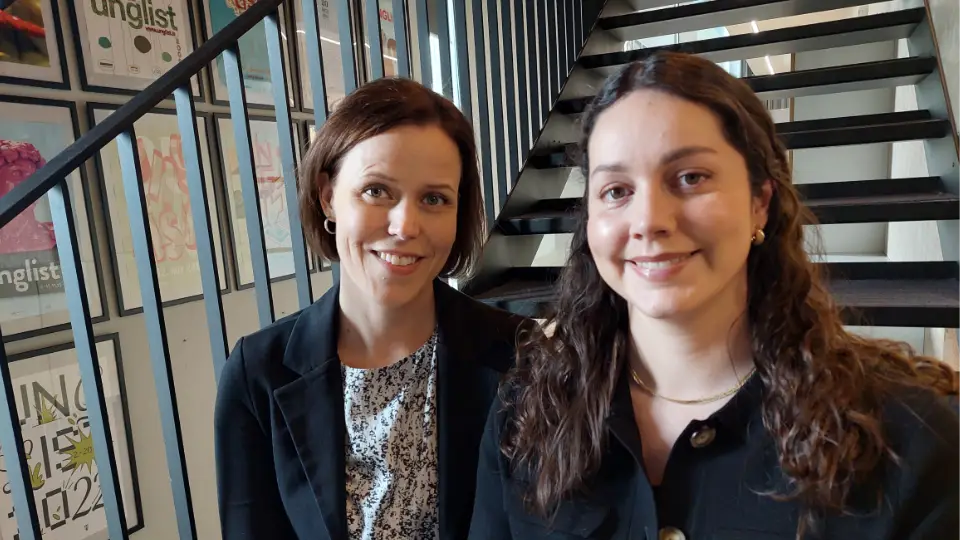 Elísabet Pétursdóttir og Auður Kamma Einarsdóttir