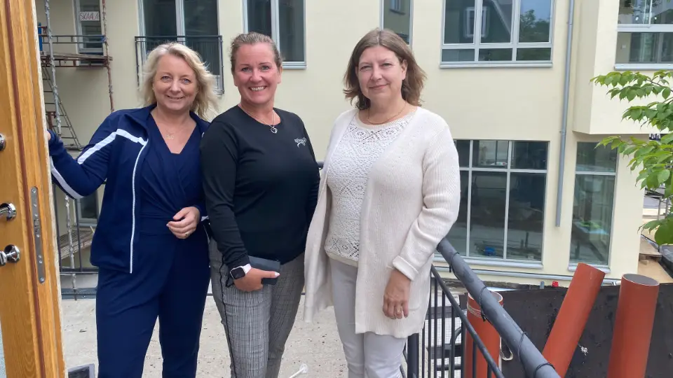 Marie-Louise Soleby, Johanna Björkvall och Sonja Signell