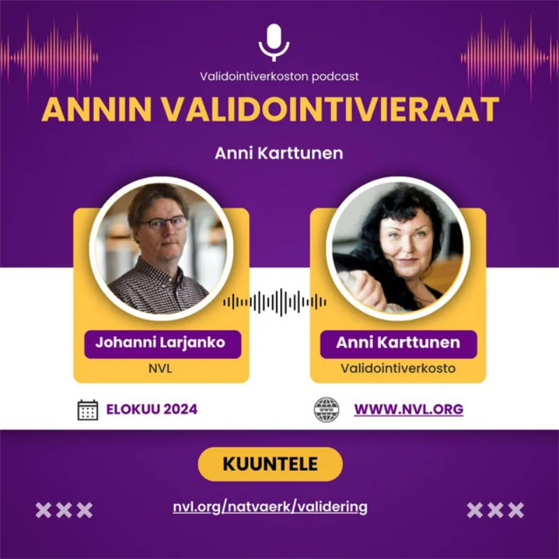 NVL:n ja EPALEn podcastsarja: Annin validointivieraat reversed - osa 8