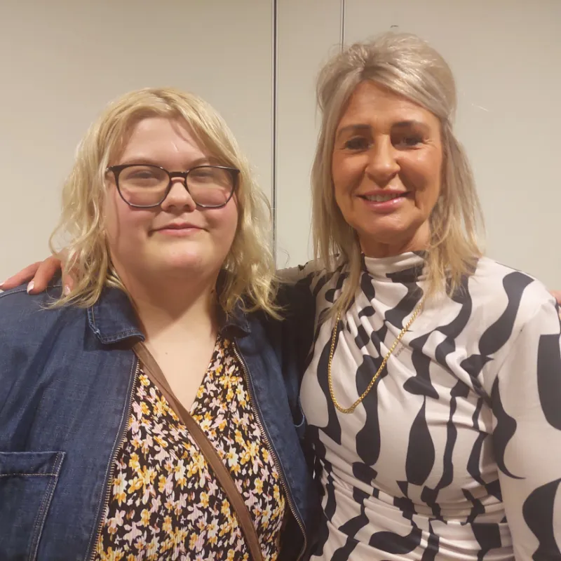 Soffia Margrét Bragadóttir og Agnes Bryndís Jóhannesdóttir