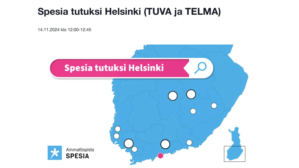 Spesia tutuksi Helsinki (TUVA ja TELMA)