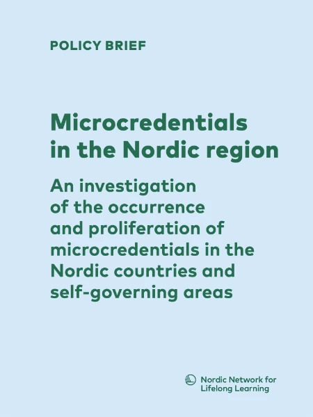 policy brief on microcredentials in the Nordic region