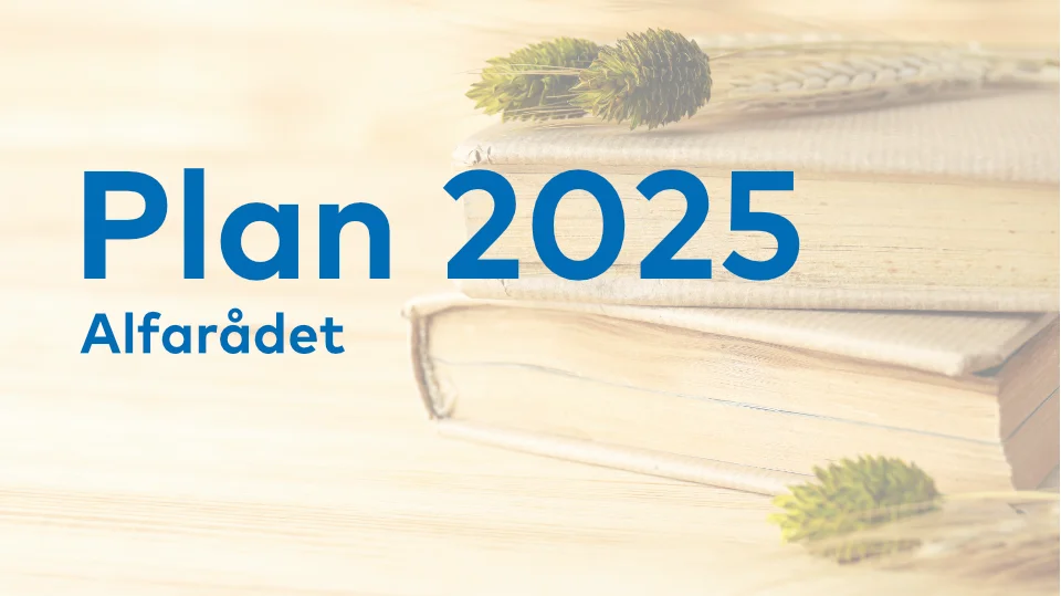 Verksamhetsplan 2025 – Alfarådet