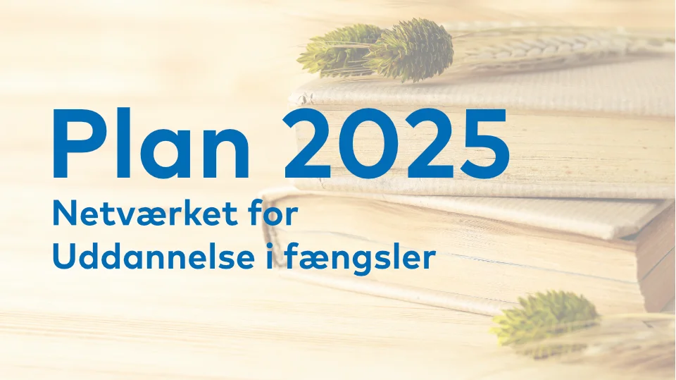 Verksamhetsplan 2025 – Uddannelse i fængsler