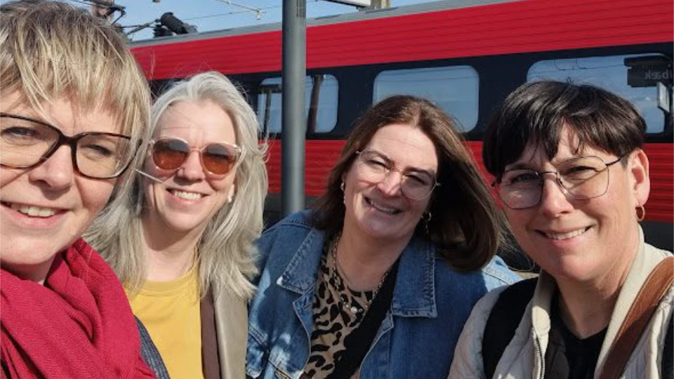 Ásdís Helga, Hrönn Grímsdóttir, Úrsúla Manda Ármannsdóttir og Þorbjörg Ólöf Jónsdóttir (Bobba)