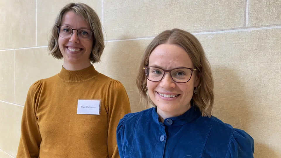 Kristi Staveland Sæter og Marit Mathiassen