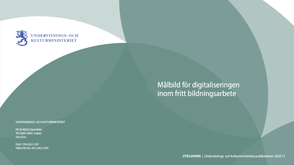 Målbild för digitaliseringen inom fritt bildningsarbete