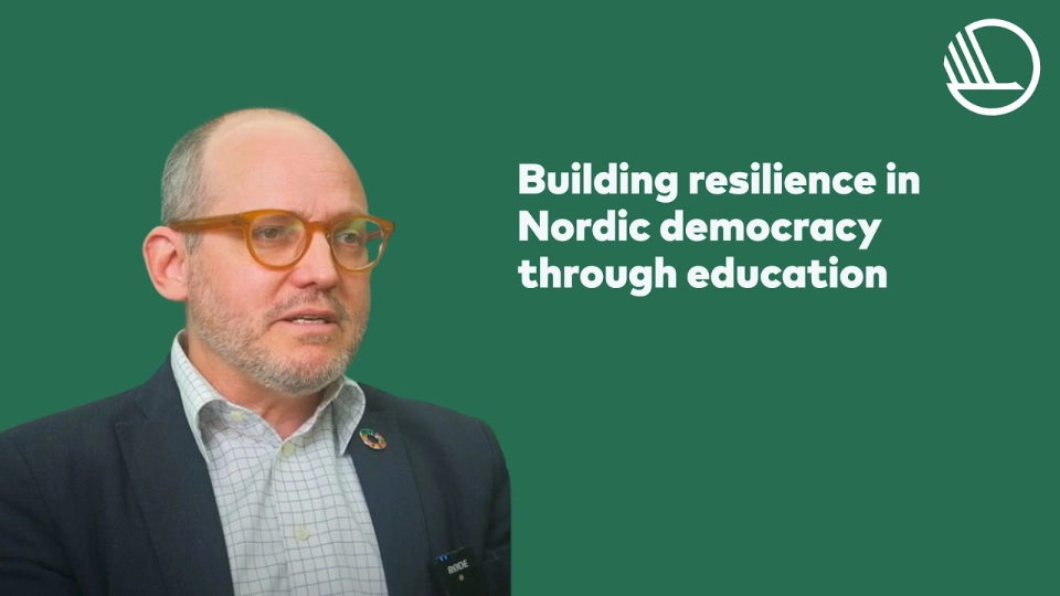 Hugo Wester - Building Resilience in Nordic Societies: The Role of Adult Education