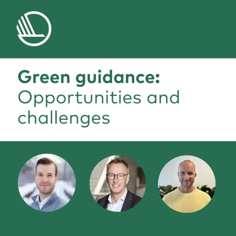 Podcast: Opportunities and challenges in green guidance