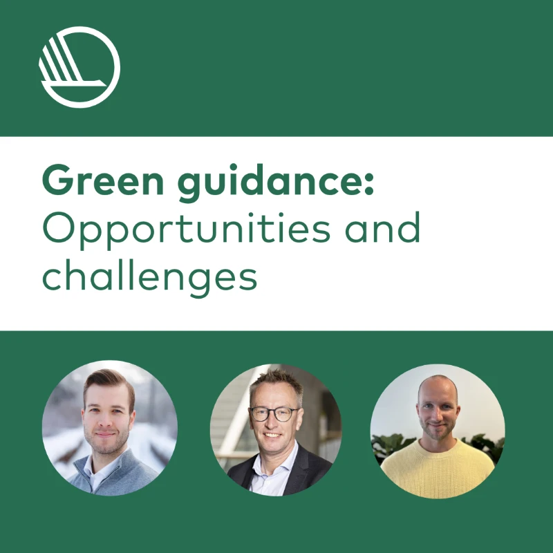 Opportunities and challenges in green guidance Podcast: Opportunities and challenges in green guidance