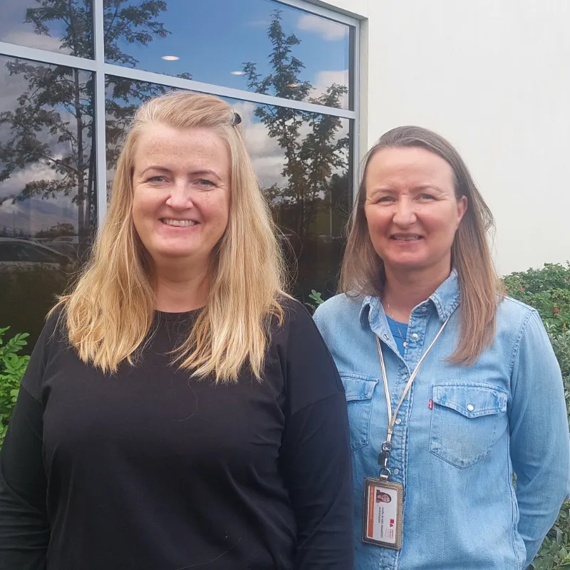 Anna Karen Úlfarsdóttir og Heiða Kristín Jónsdóttir